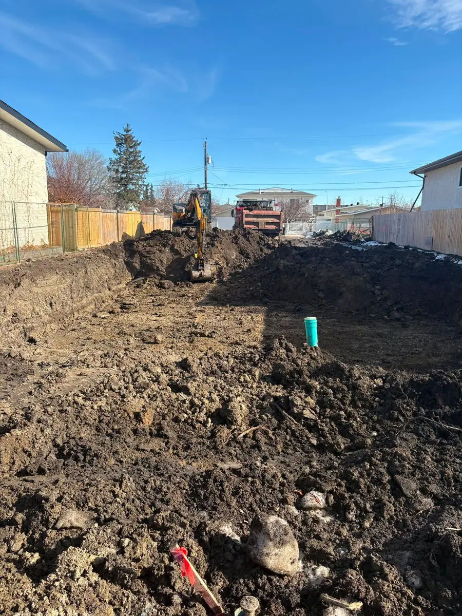HavenNest construction progress at 9911 158 Street NW — stage 1
