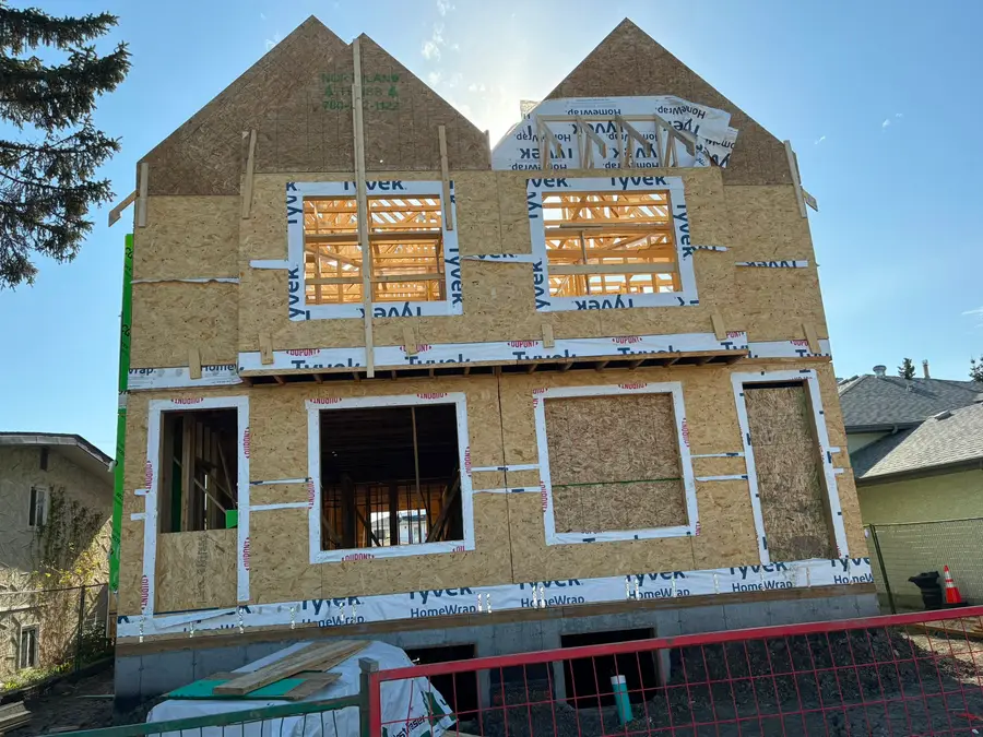 HavenNest construction progress at 9911 158 Street NW — stage 9