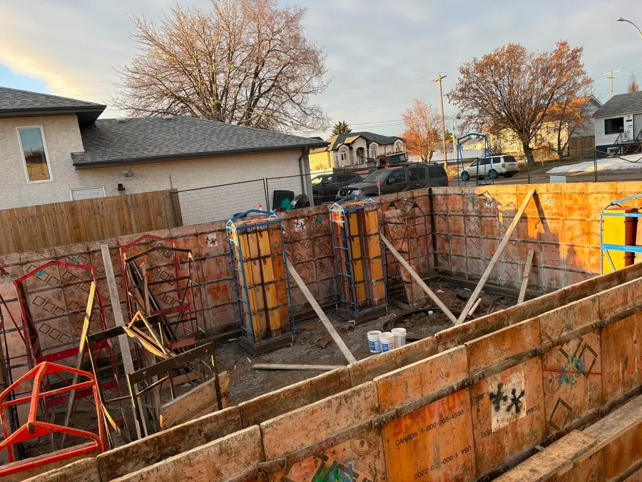 HavenNest construction progress at 9911 158 Street NW — stage 12