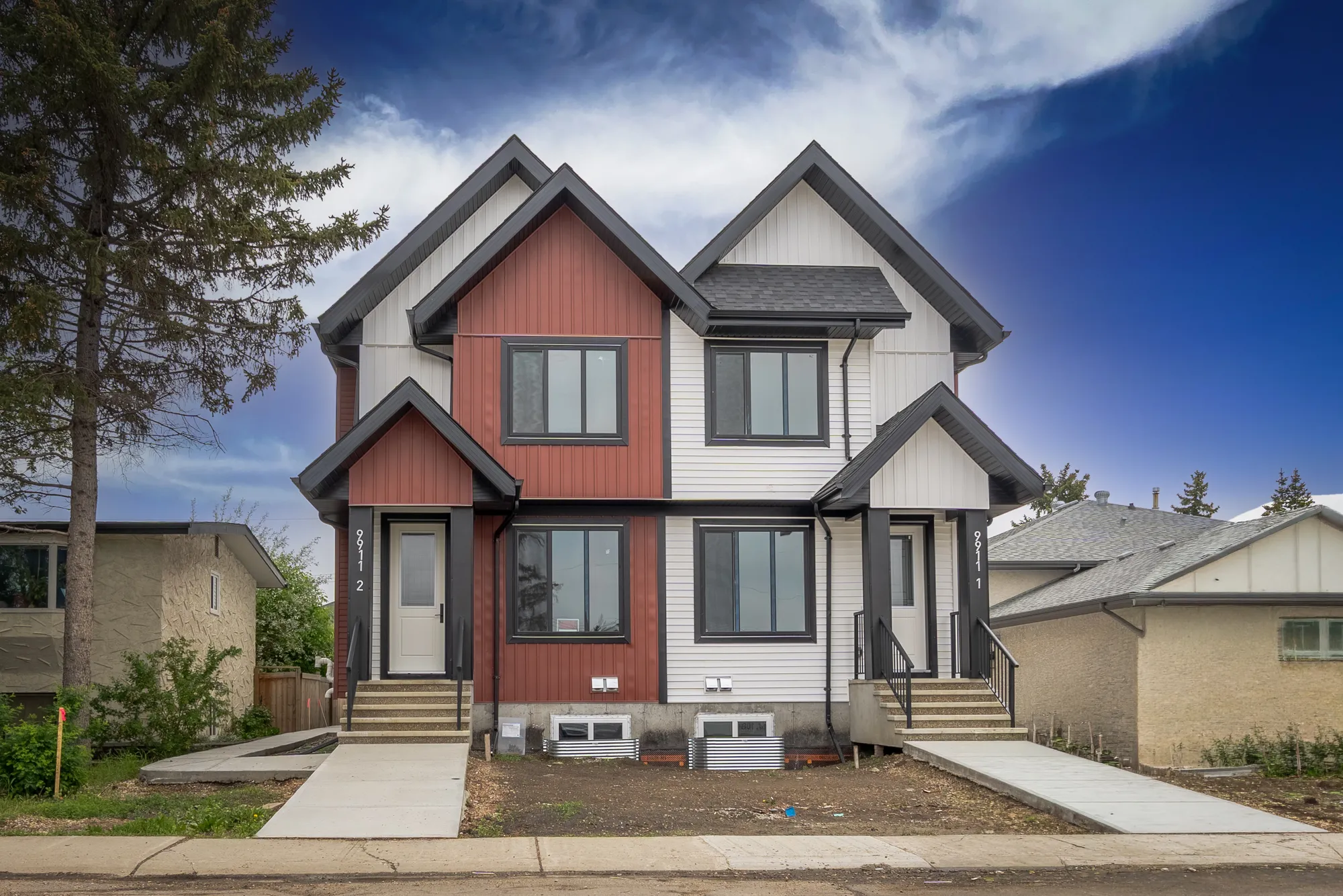 HavenNest fourplex exterior, 9911 158 Street NW, Edmonton — view 1